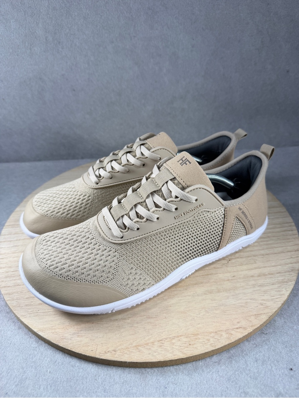 Hike Footwear HF Stride Barefoot Shoes Beige Sneakers Women 11-11.5 Men 9-9.5